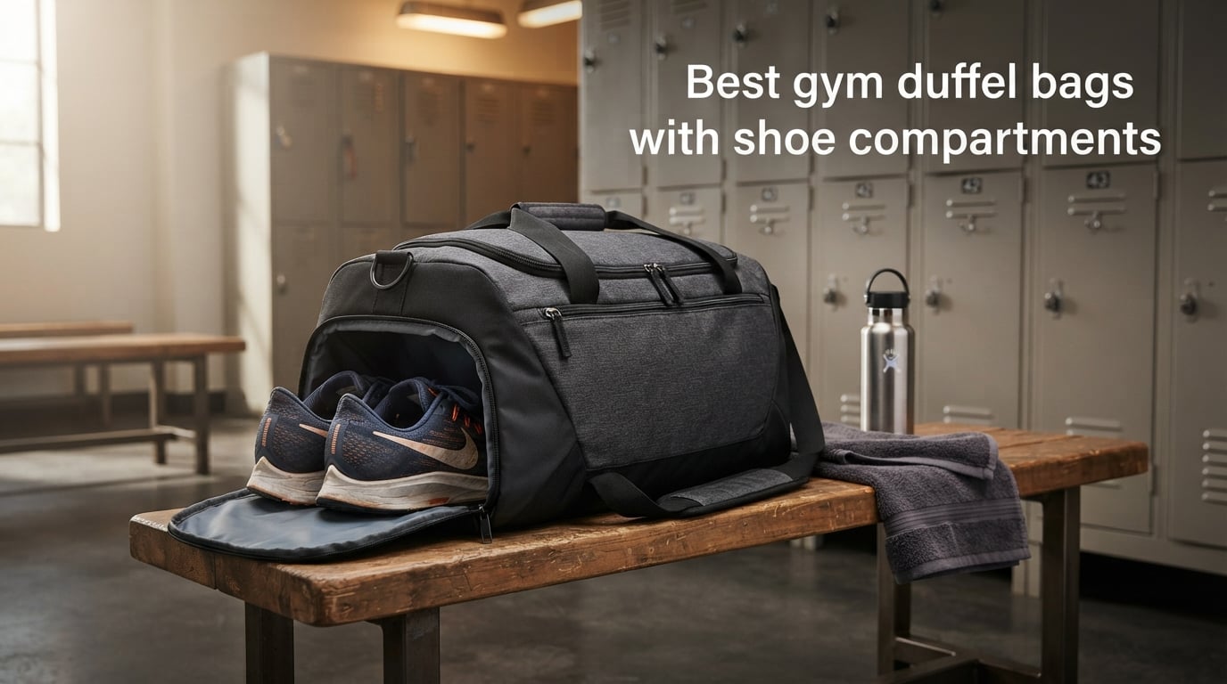 Best gym duffel bags with shoe compartments