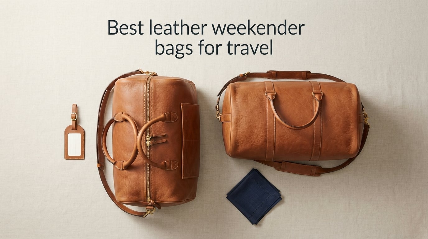 Best leather weekender bags for travel