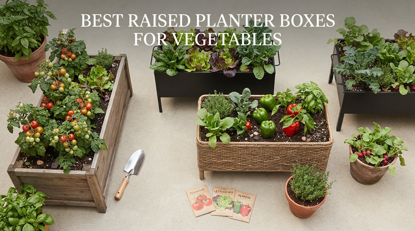 Best raised planter boxes for vegetables