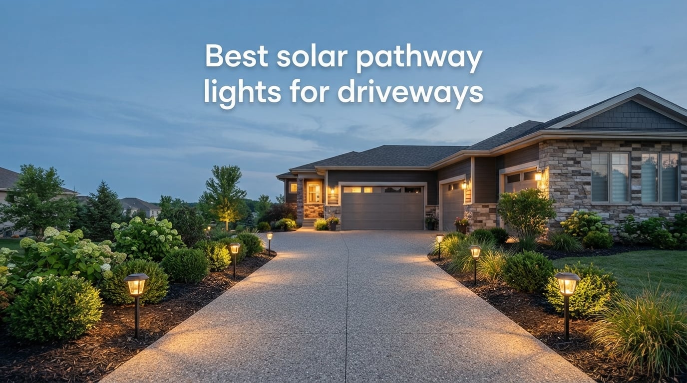 Best solar pathway lights for driveways