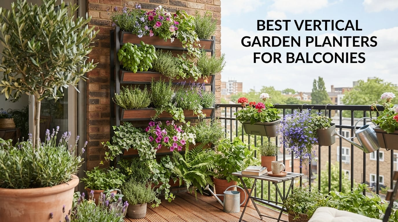 Best vertical garden planters for balconies