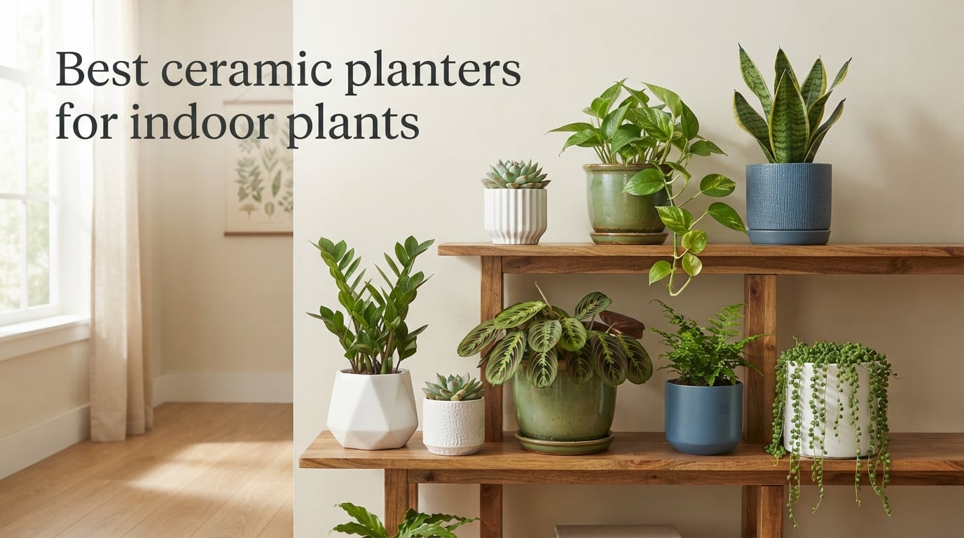Best ceramic planters for indoor plants