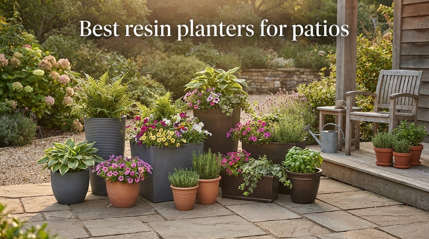 Best resin planters for patios