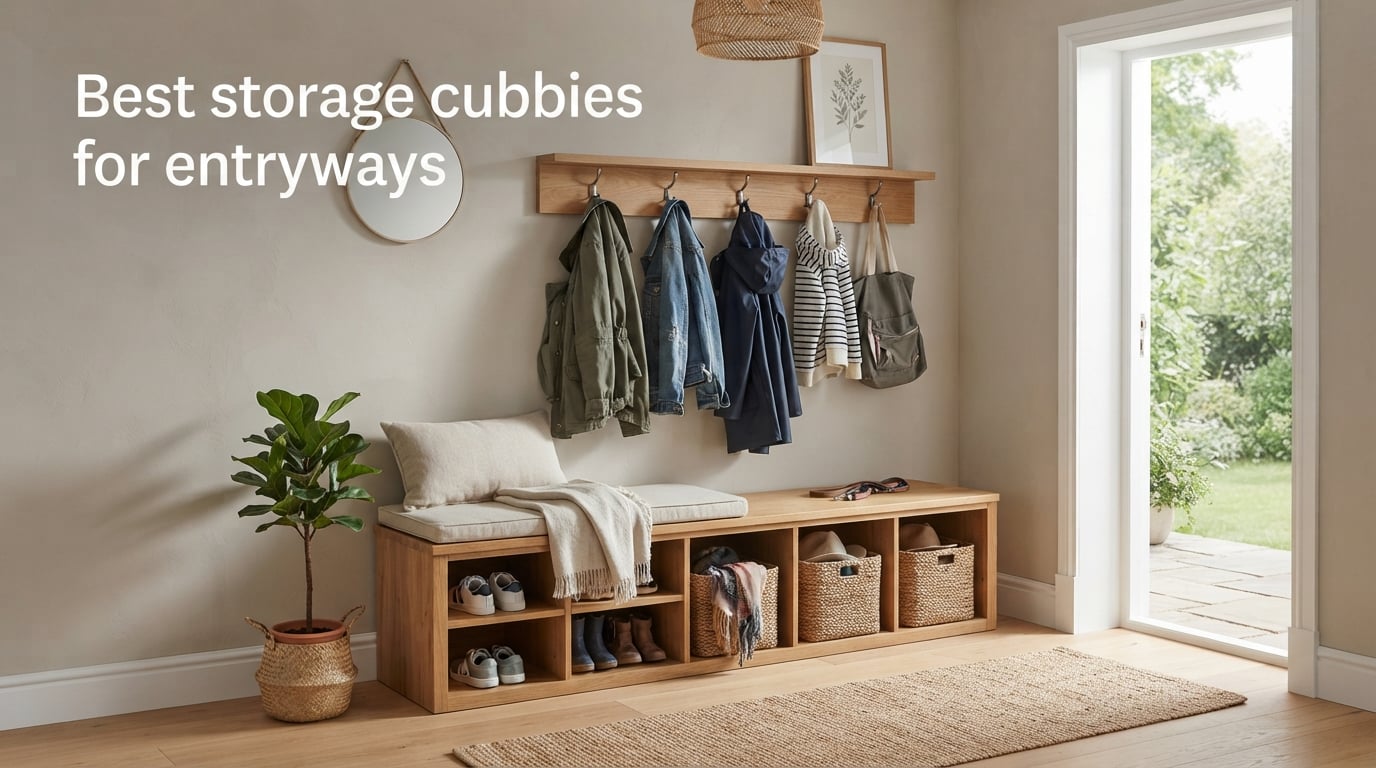 Best storage cubbies for entryways