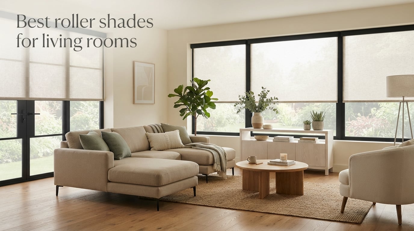 Best roller shades for living rooms