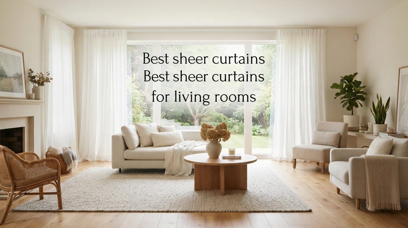Best sheer curtains for living rooms