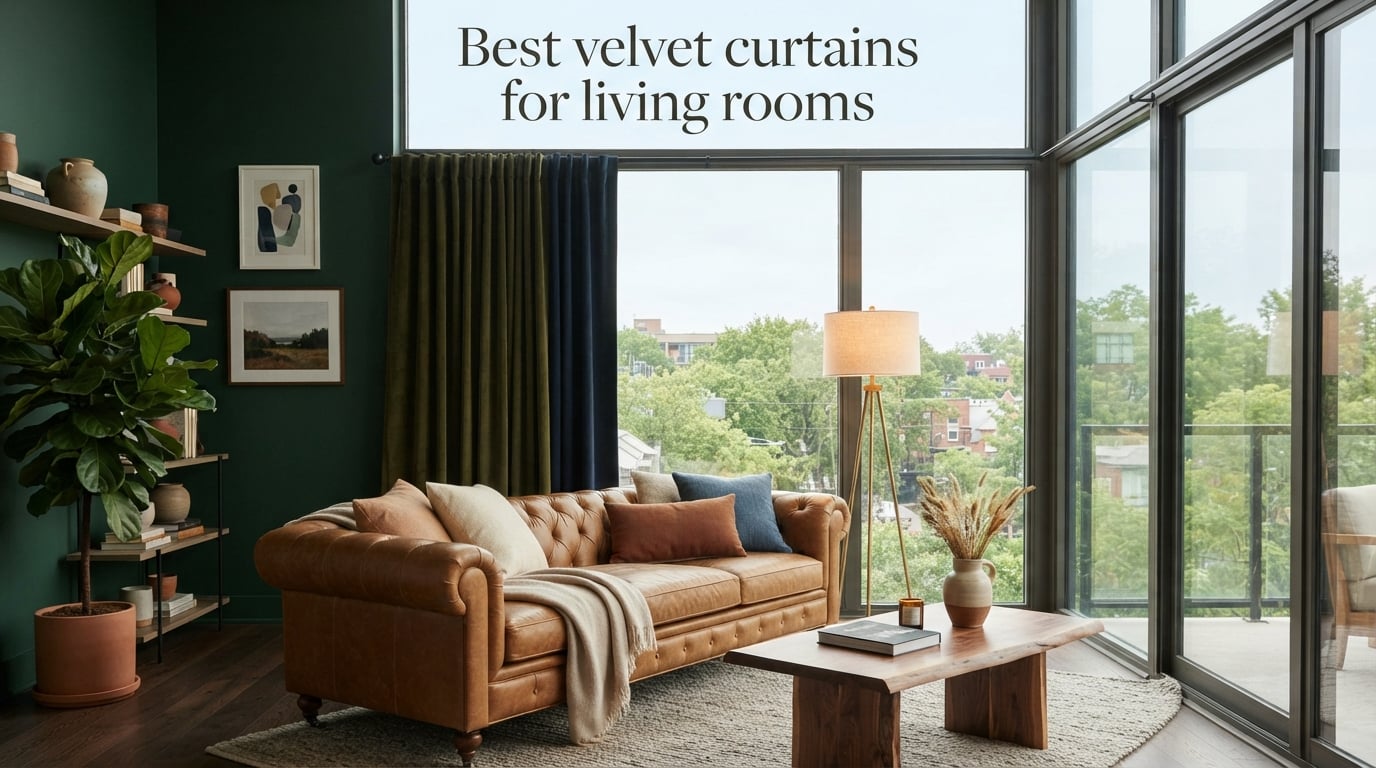 Best velvet curtains for living rooms