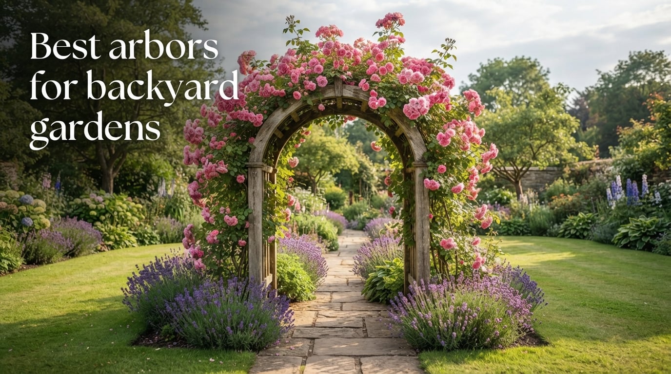 Best arbors for backyard gardens