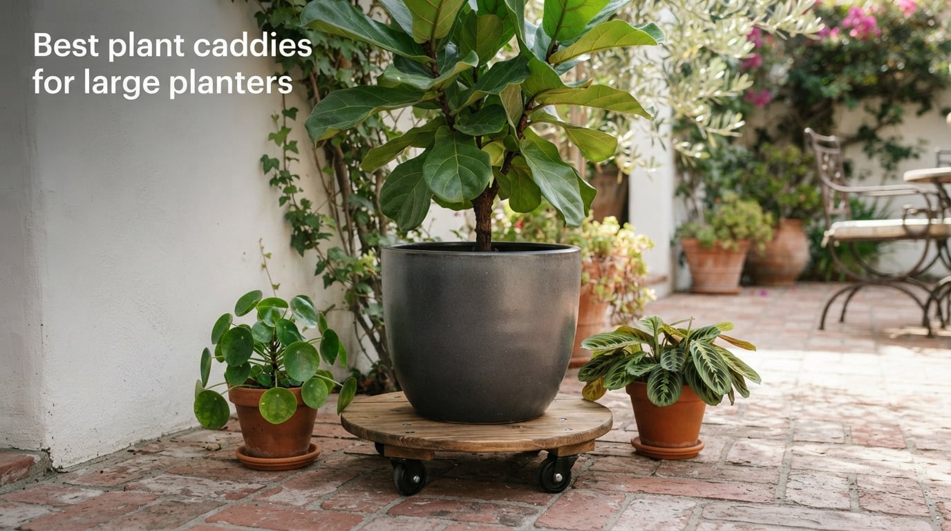 Best plant caddies for large planters