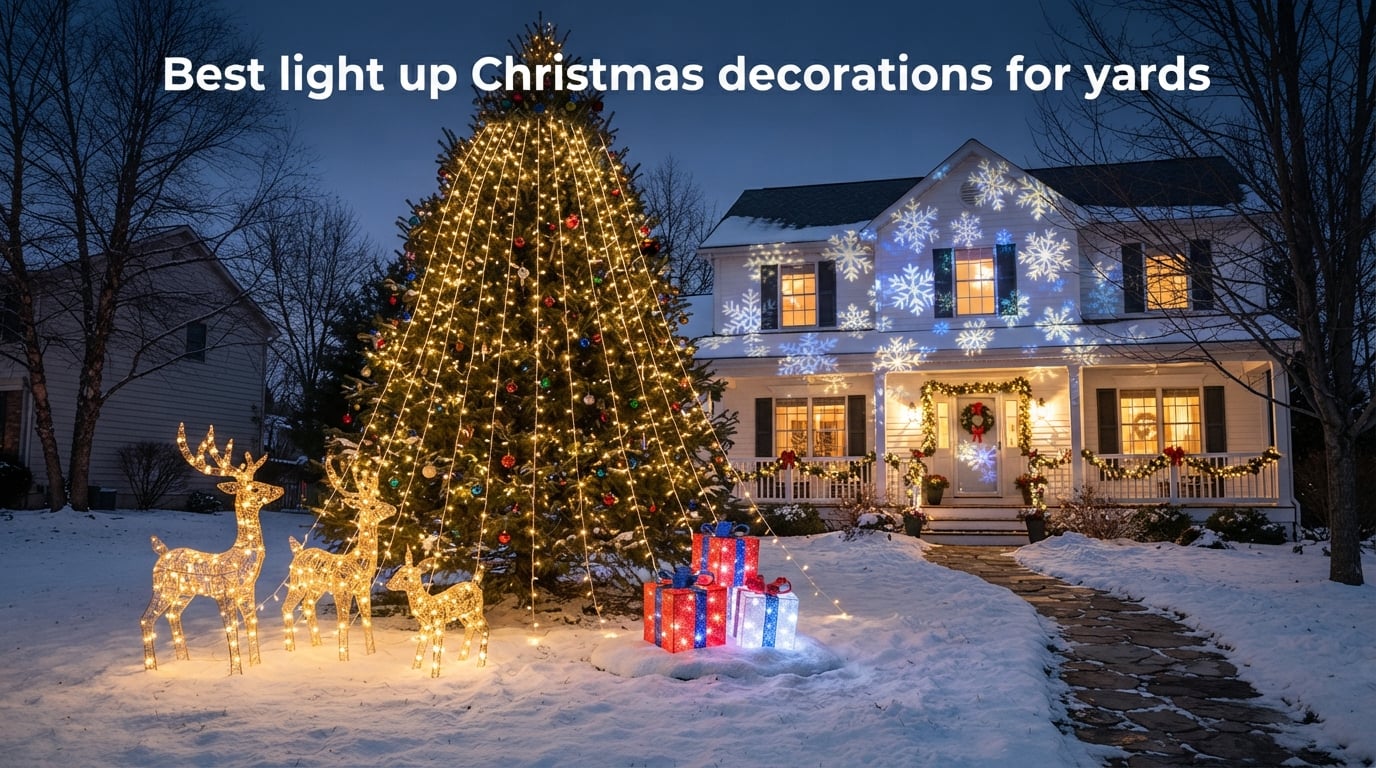 Best light up Christmas decorations for yards