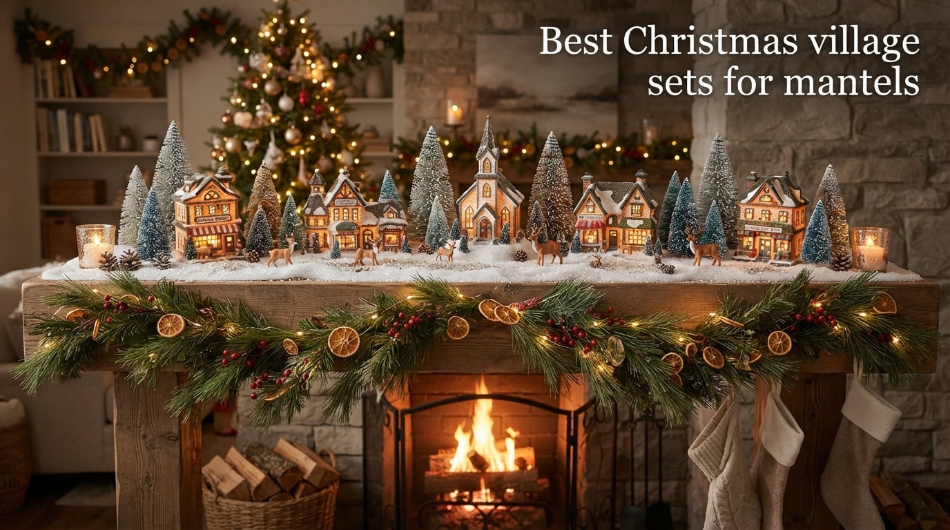 Best Christmas village sets for mantels