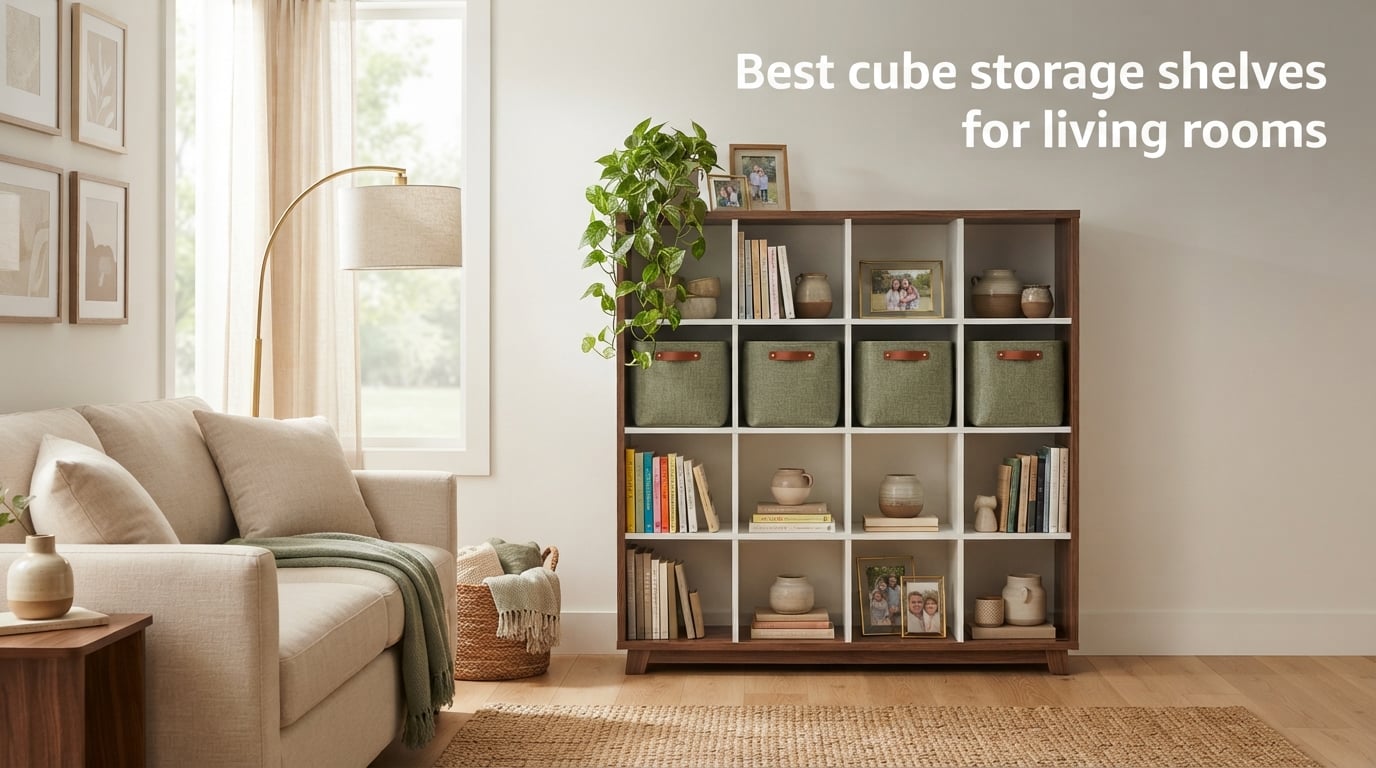 Best cube storage shelves for living rooms