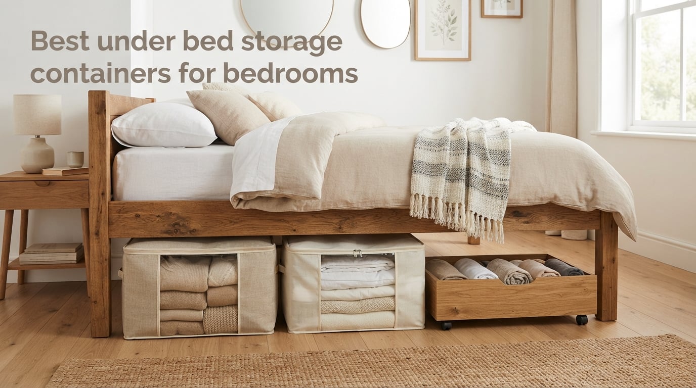 Best under bed storage containers for bedrooms