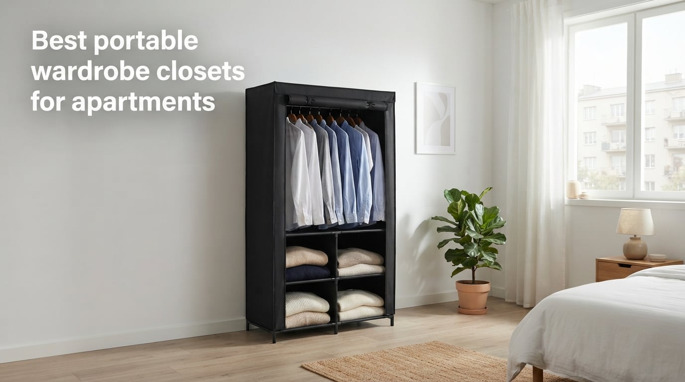 Best portable wardrobe closets for apartments