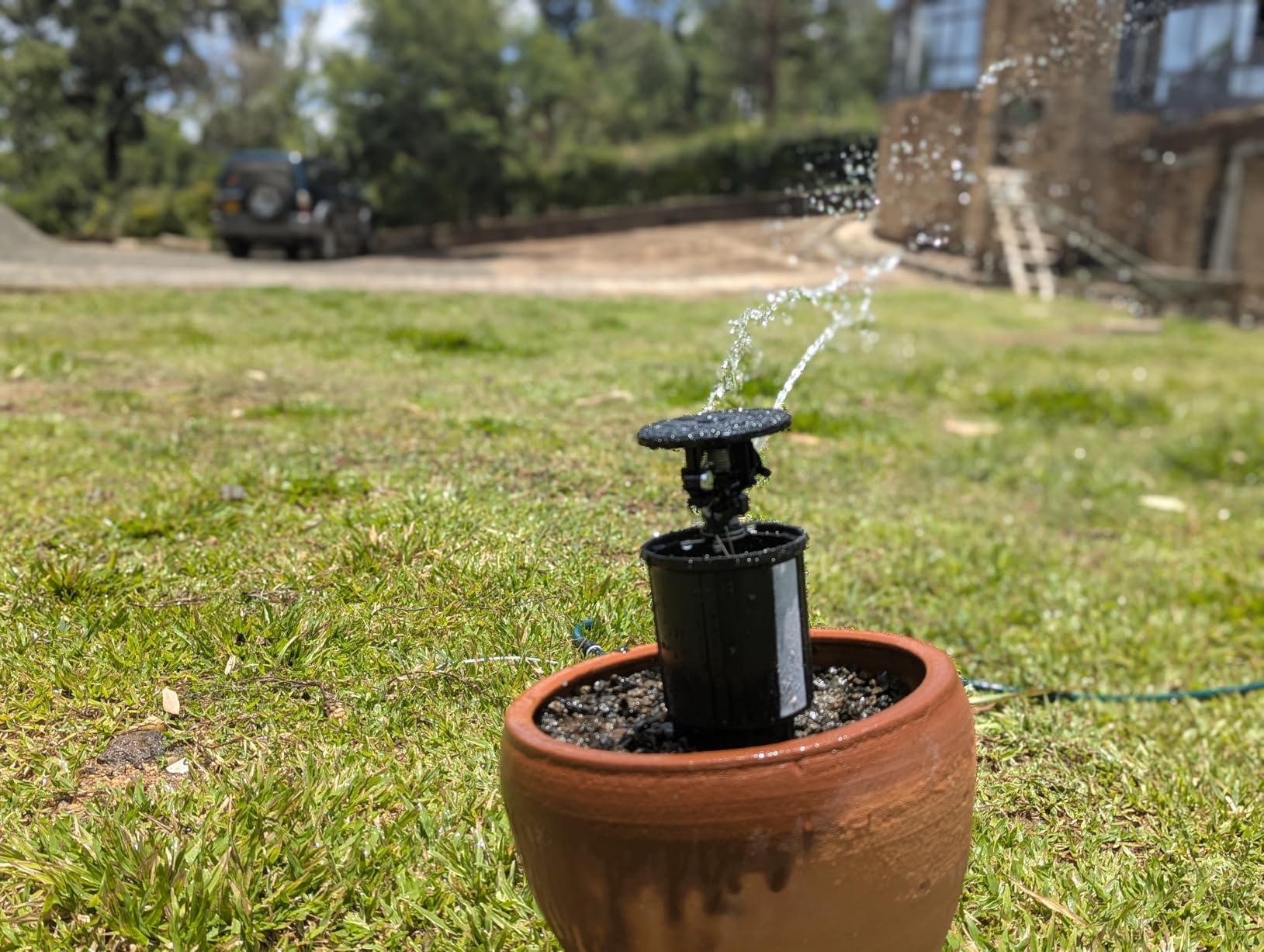 Rain Bird LG-3 Low Gallonage Pop-up Impact Lawn Sprinkler, Adjustable 20° - 360° Pattern, 26' - 36' Spray Distance customer photo 2