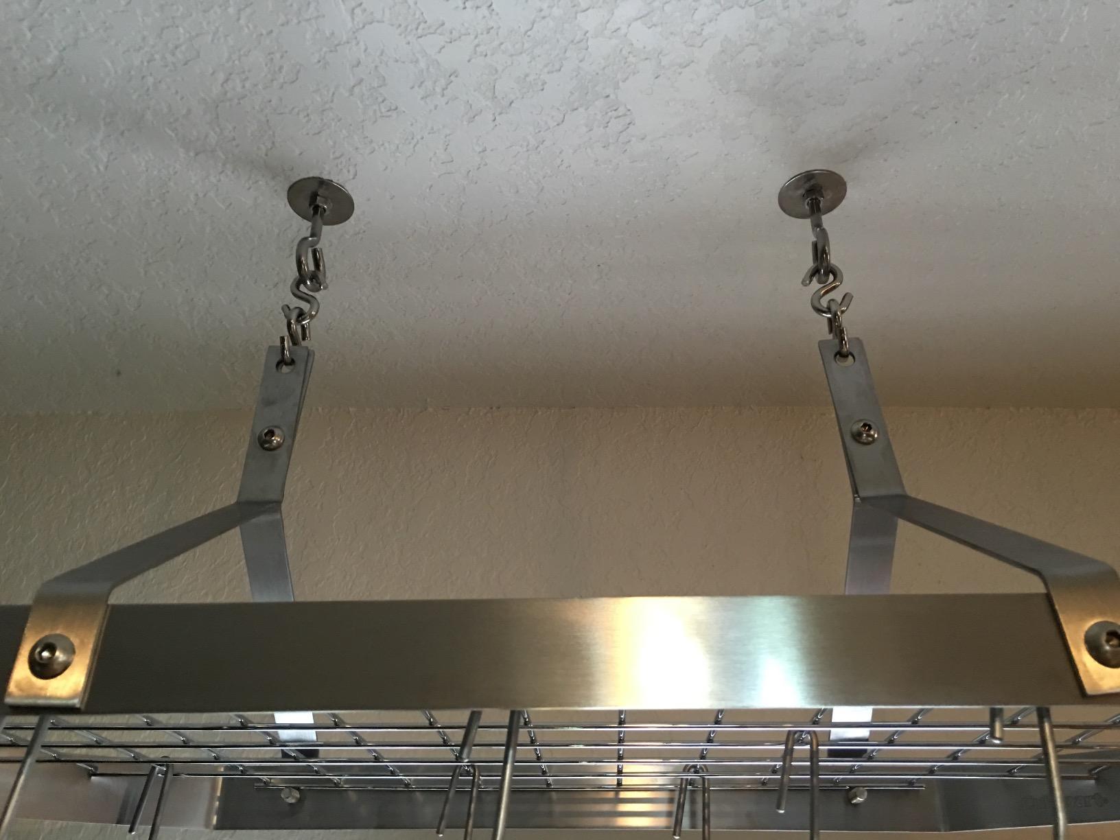 Cuisinart Octagonal Hanging Cookware Rack, Stainless steel customer photo 2