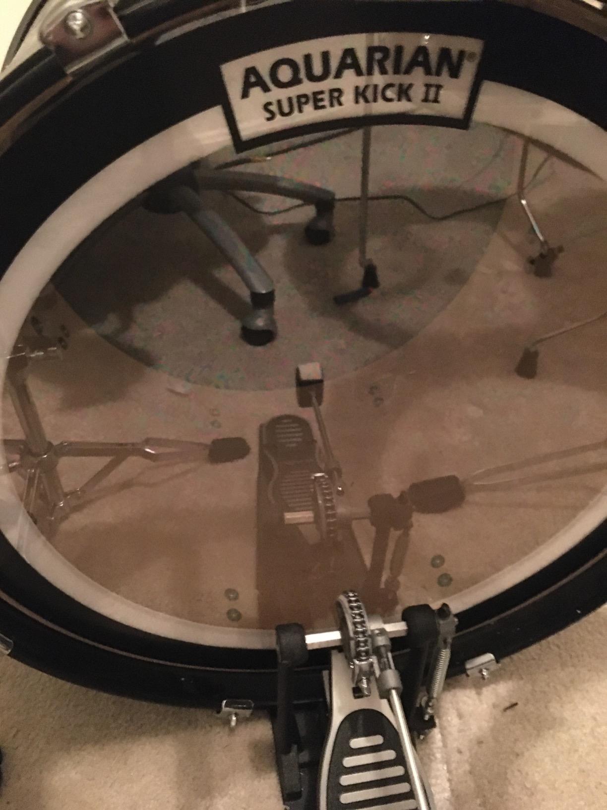 Aquarian Super-Kick II Drumhead Pack (SKII22) - 22-inch Bass Drum Head customer photo 1