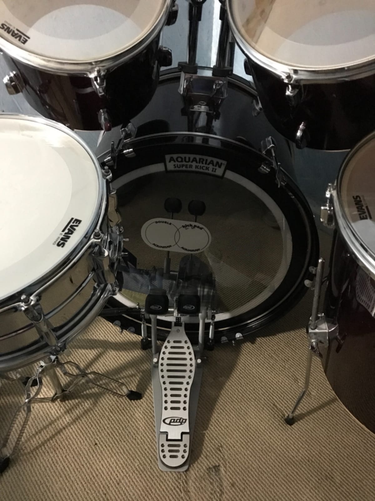 Aquarian Super-Kick II Drumhead Pack (SKII22) - 22-inch Bass Drum Head customer photo 2