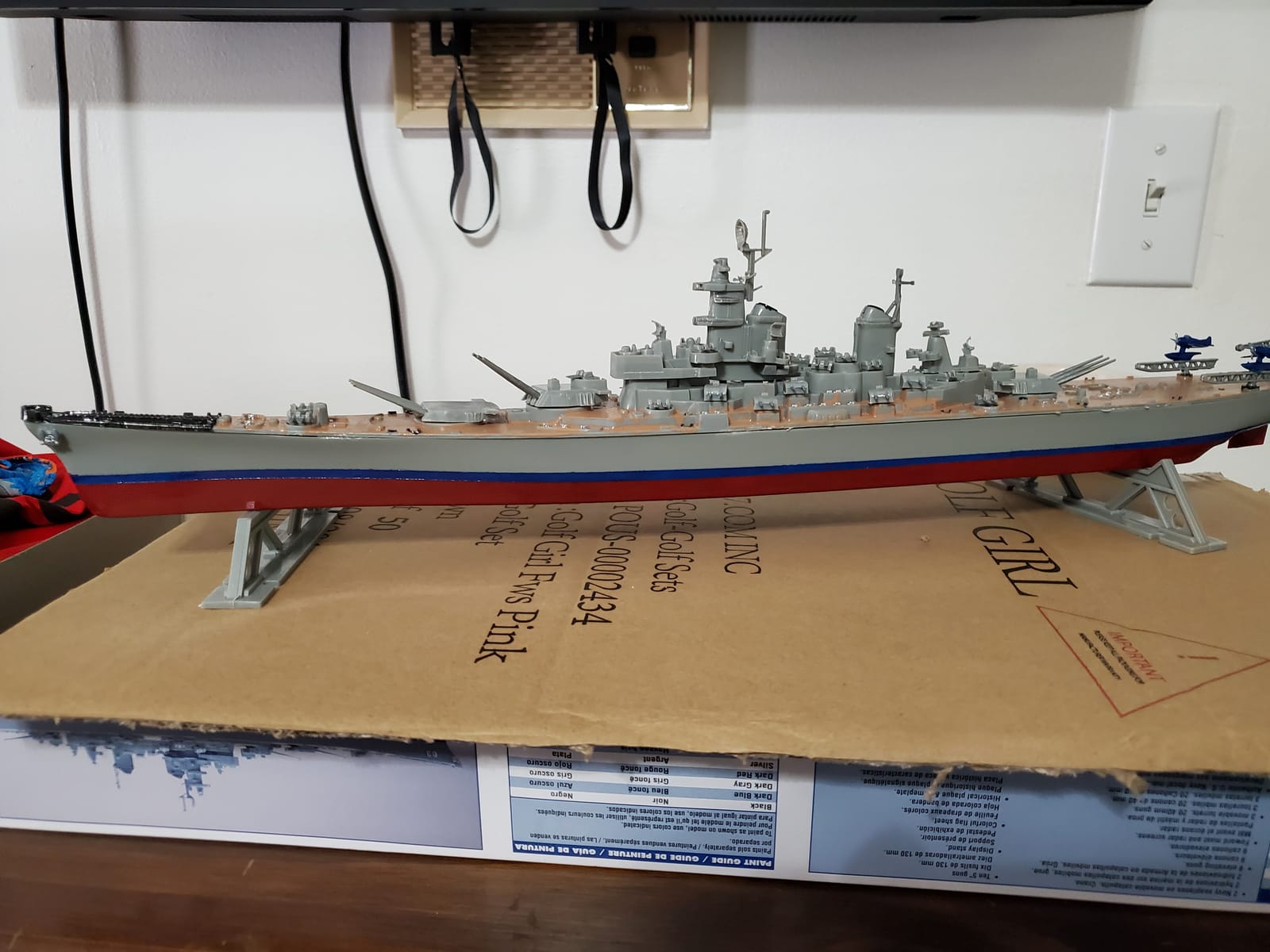 Revell 1: 535 USS Missouri Battleship customer photo 2