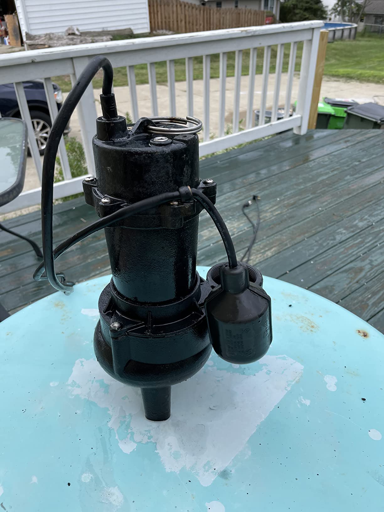 WAYNE RPP50-1/2 HP Cast Iron Sewage Pump with Piggy Back Tether Float Switch - Up to 6,200 Gallons Per Hour - Heavy Duty Sewage and Effluent Pump customer photo 1