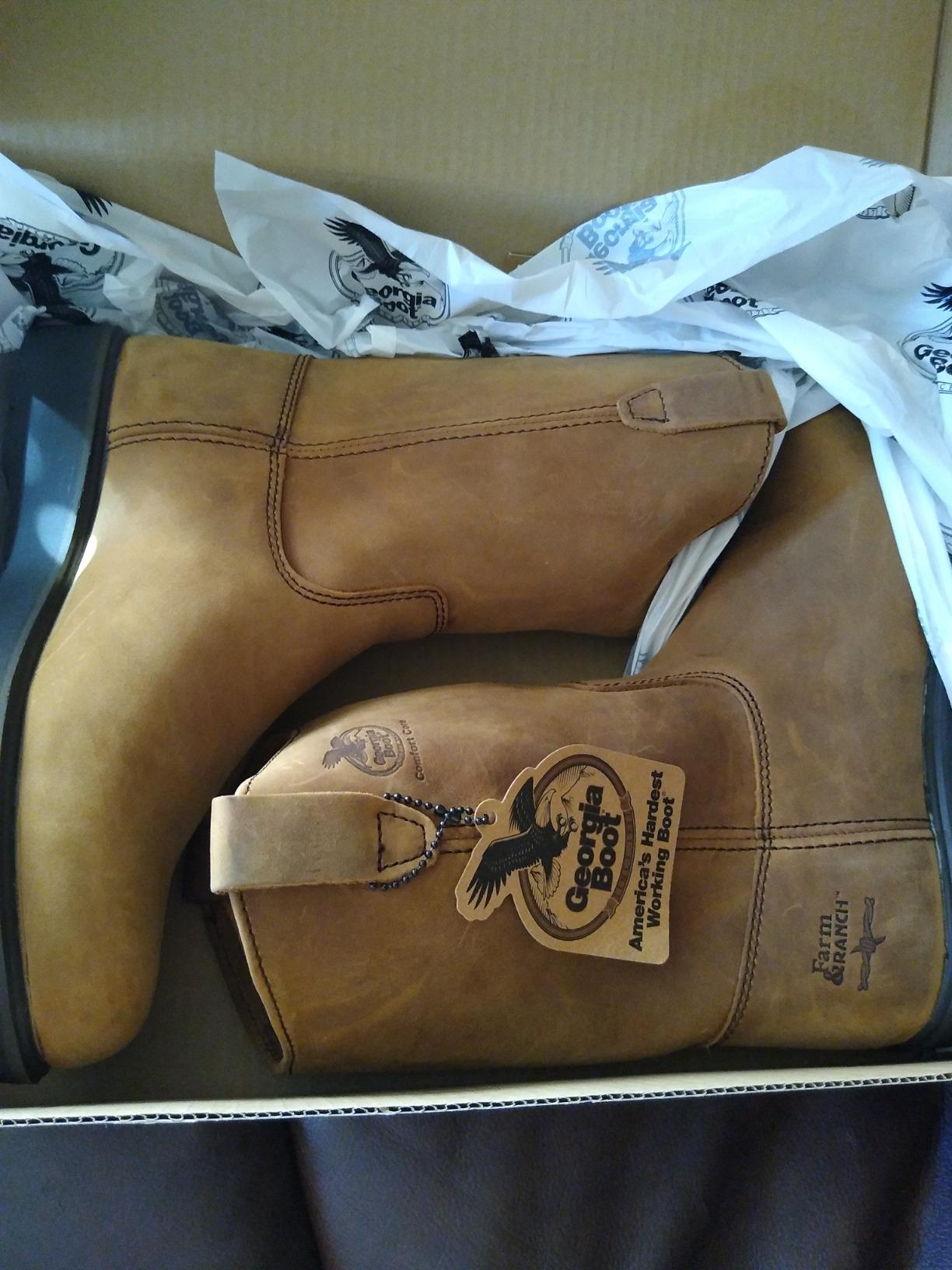 Georgia Boot Farm and Ranch Pull On Work Boot customer photo 1