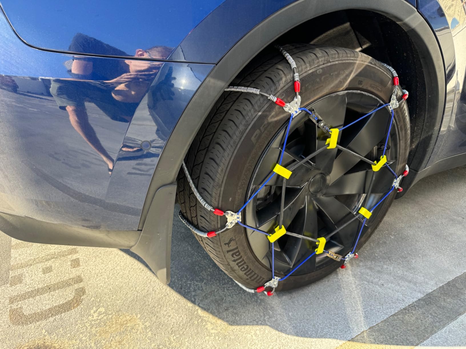 SCC SZ429 Super Z6 Cable Tire Chain for Passenger Cars, Pickups, and SUVs - Set of 2, Silver customer photo 1