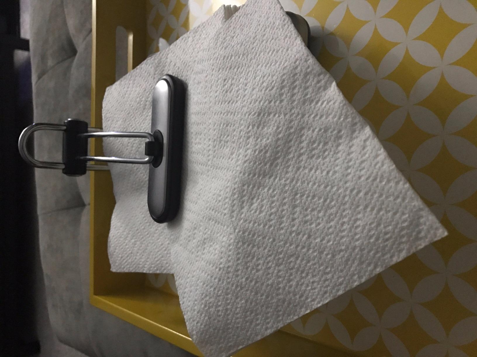 simplehuman Quick Grip Napkin Holder, Stainless Steel, Brushed customer photo 2
