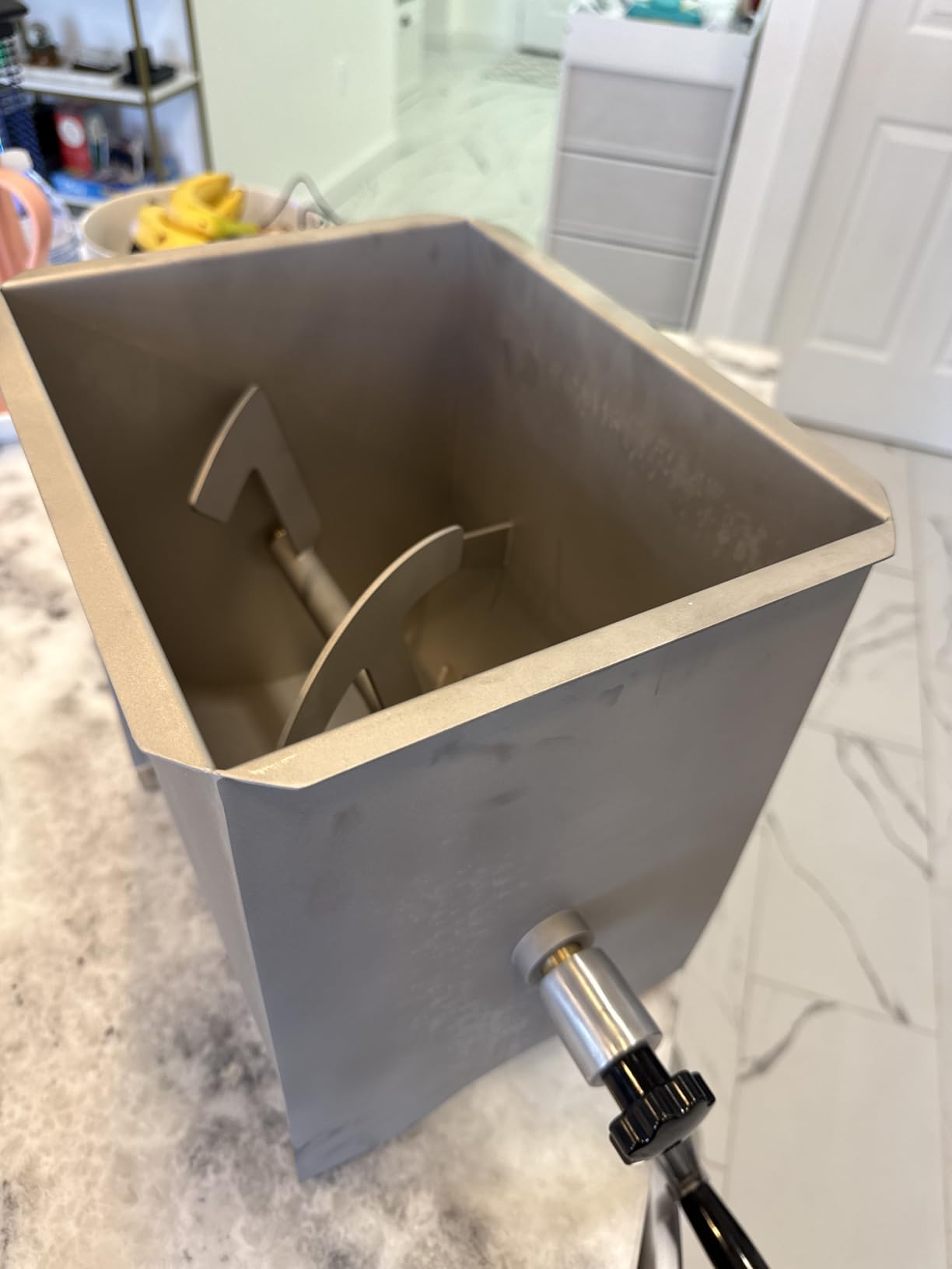 LEM Products MightyBite Manual Meat Mixer, 20 lb Capacity | Meat Mixer for Ground Beef, Sausage Making, Kitchen Meal Prep, Hand-Crank Food Mixing for Home Use, Stainless Steel customer photo 2