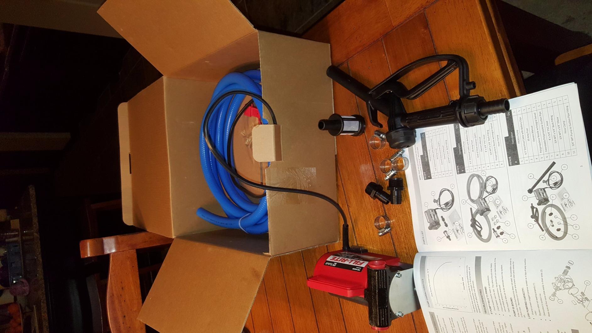 Fill-Rite FR1614 12V 10 GPM Portable Fuel Transfer Pump for Diesel and Antifreeze with Suction and Discharge Hoses customer photo 2