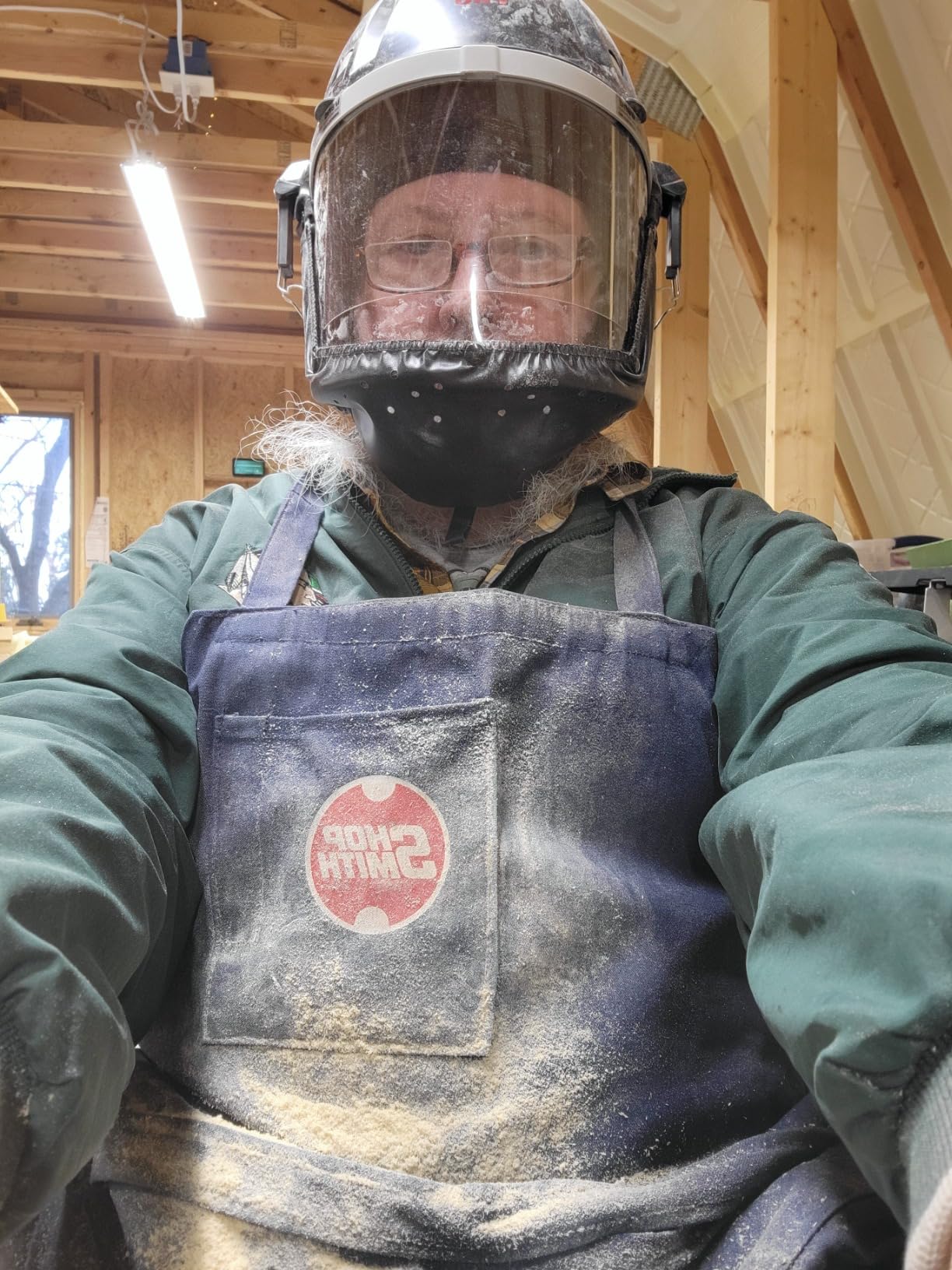 Trend Airshield Pro Full Faceshield, Dust Protector, Battery Powered Air Circulating Mask for Woodworking, AIR/PRO customer photo 1