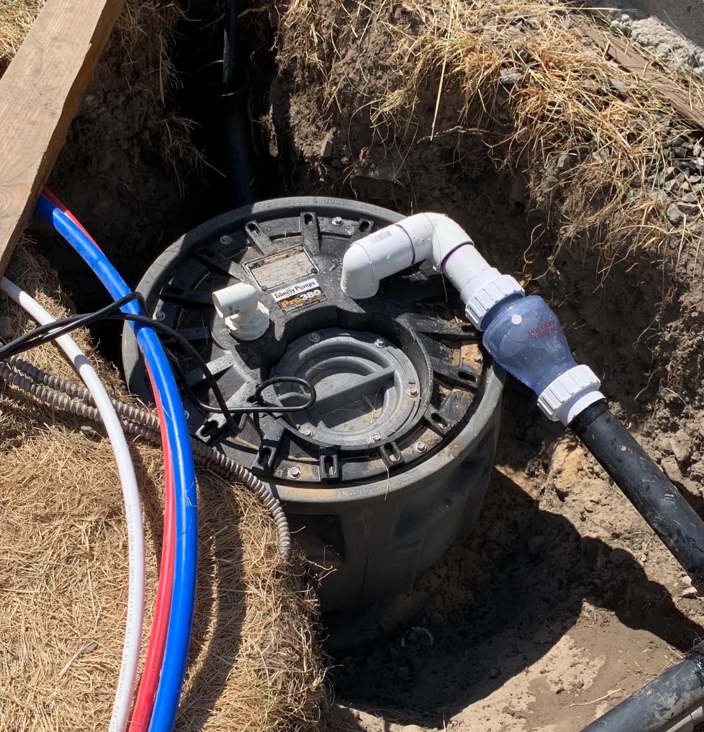Liberty Pumps P382LE51 1/2-Horse Power 24 by 24-Inch Pro380 Series Simplex Sewage System customer photo 1