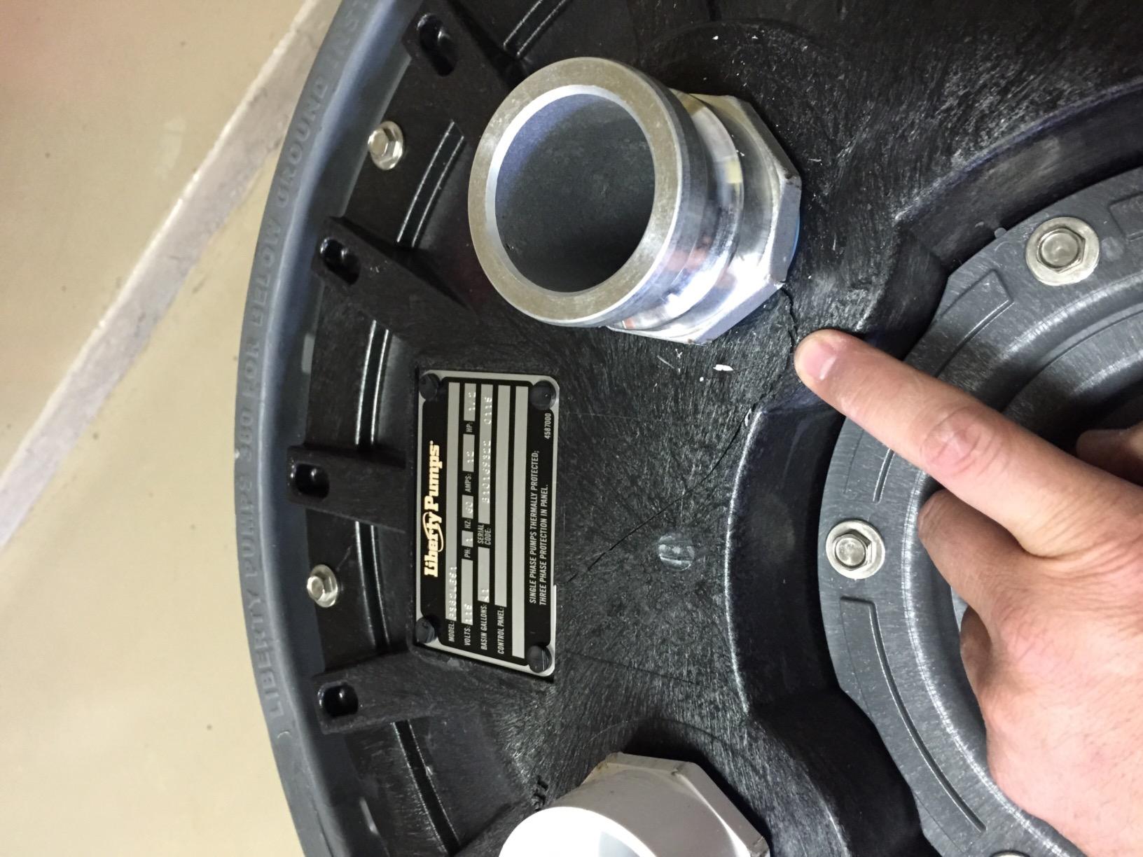 Liberty Pumps P382LE51 1/2-Horse Power 24 by 24-Inch Pro380 Series Simplex Sewage System customer photo 2