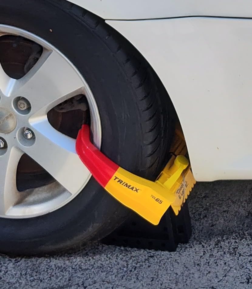 TRIMAX TCL65 - Trailer Wheel Lock - Fits 6
