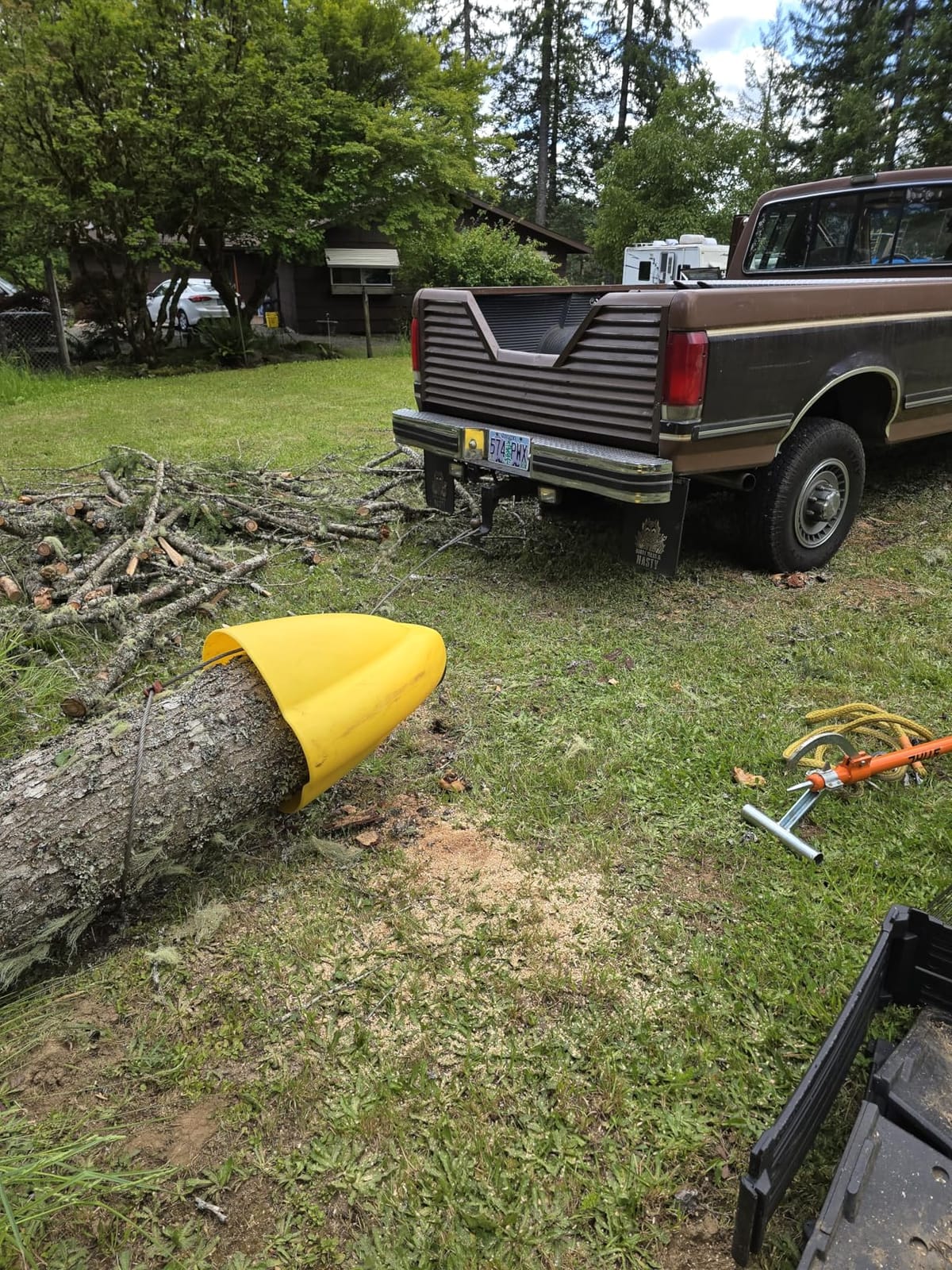 PCA-1290 Skidding Cone for Logs - Durable and Lightweight, Complements Portable Winches and Log Skidder for Efficient and Safer Logging customer photo 2