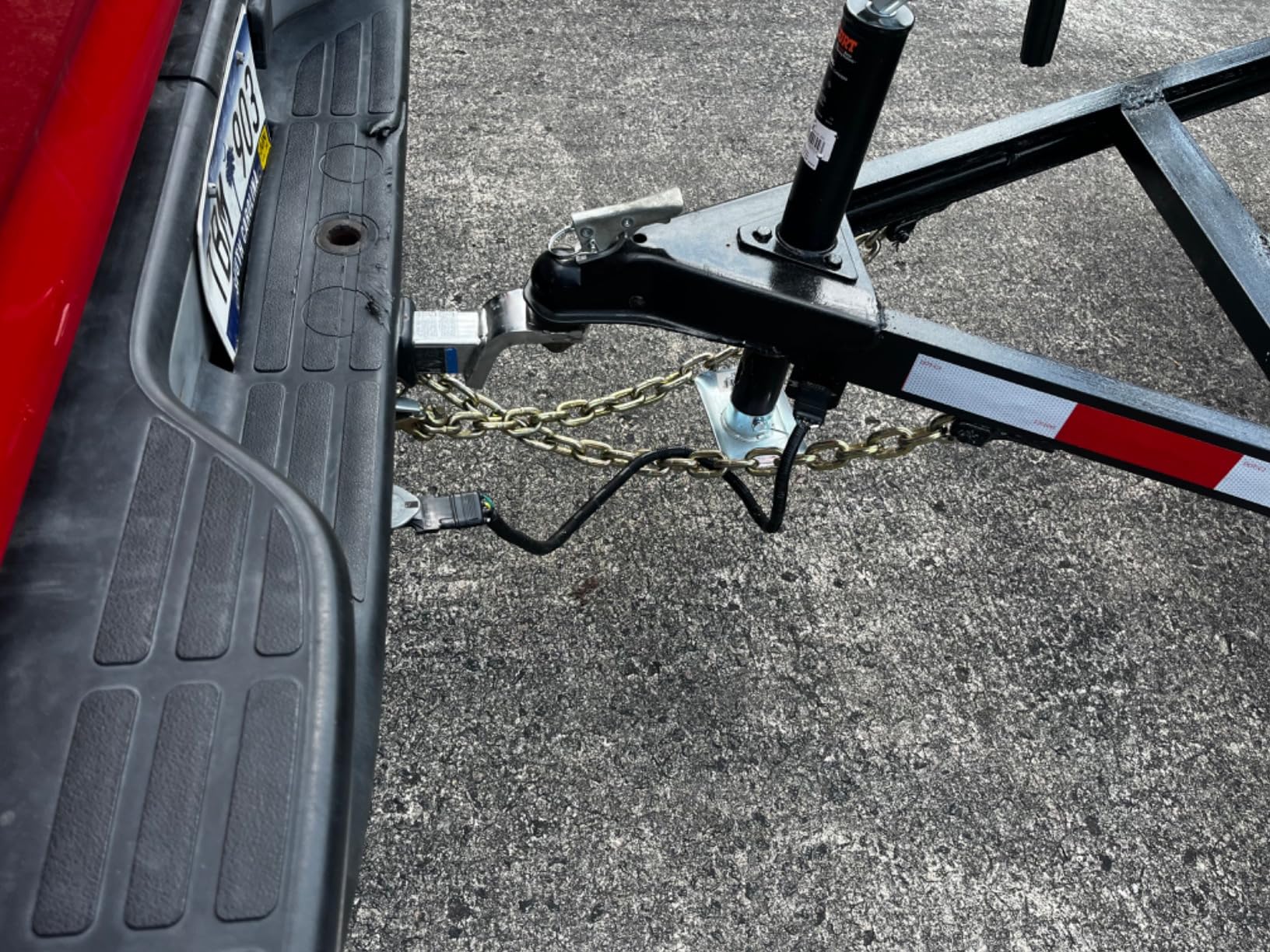 CURT 28250 A-Frame Trailer Jack, 5,000 lb Support, 14