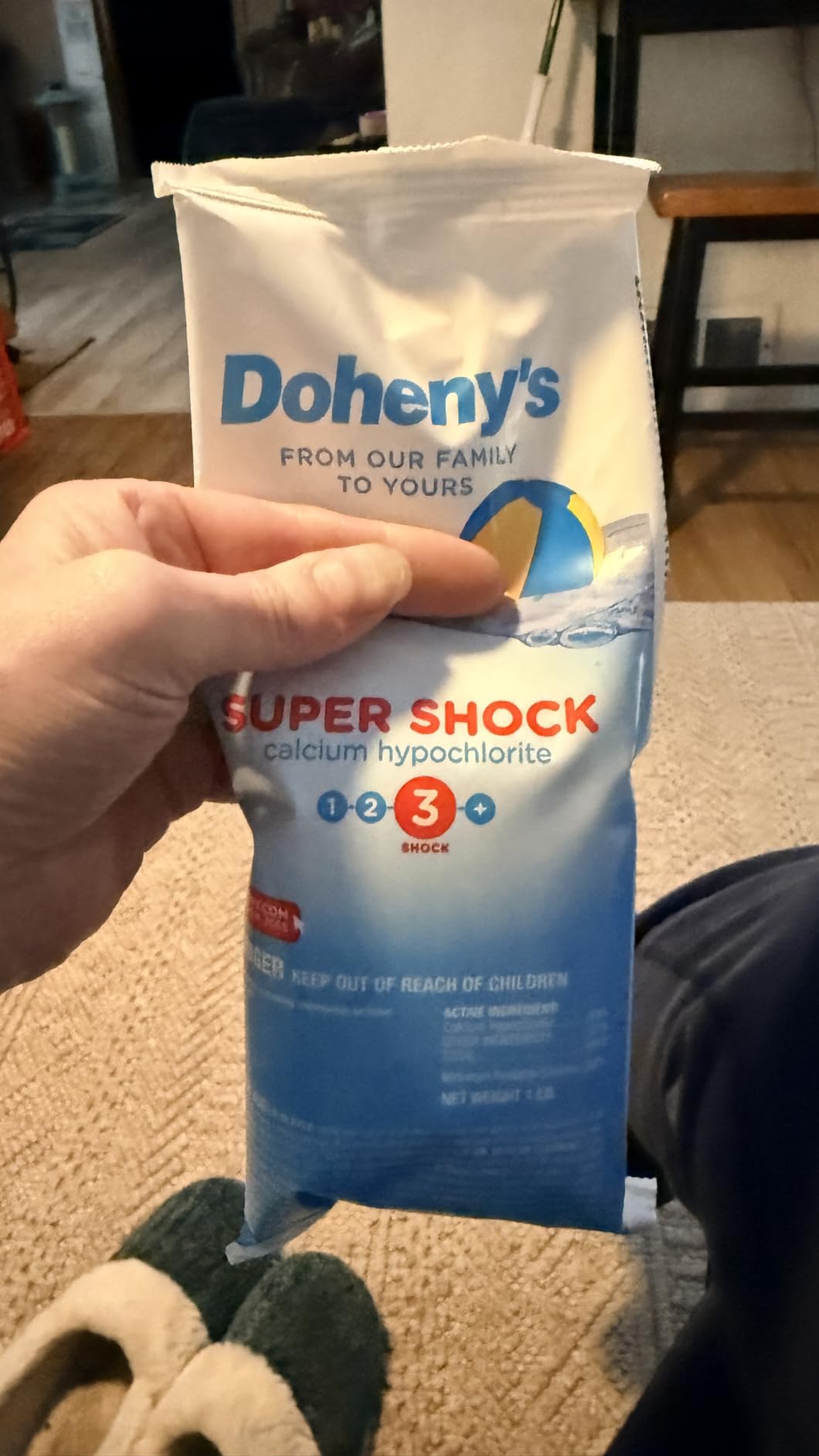Doheny's Super Pool Shock | Pro-Grade Chlorine Shock, Quick-Dissolving, Fast-Acting 68% Cal-Hypo Granular Pool Shock | 24 x 1lb Bags, Proudly Made in the USA customer photo 2