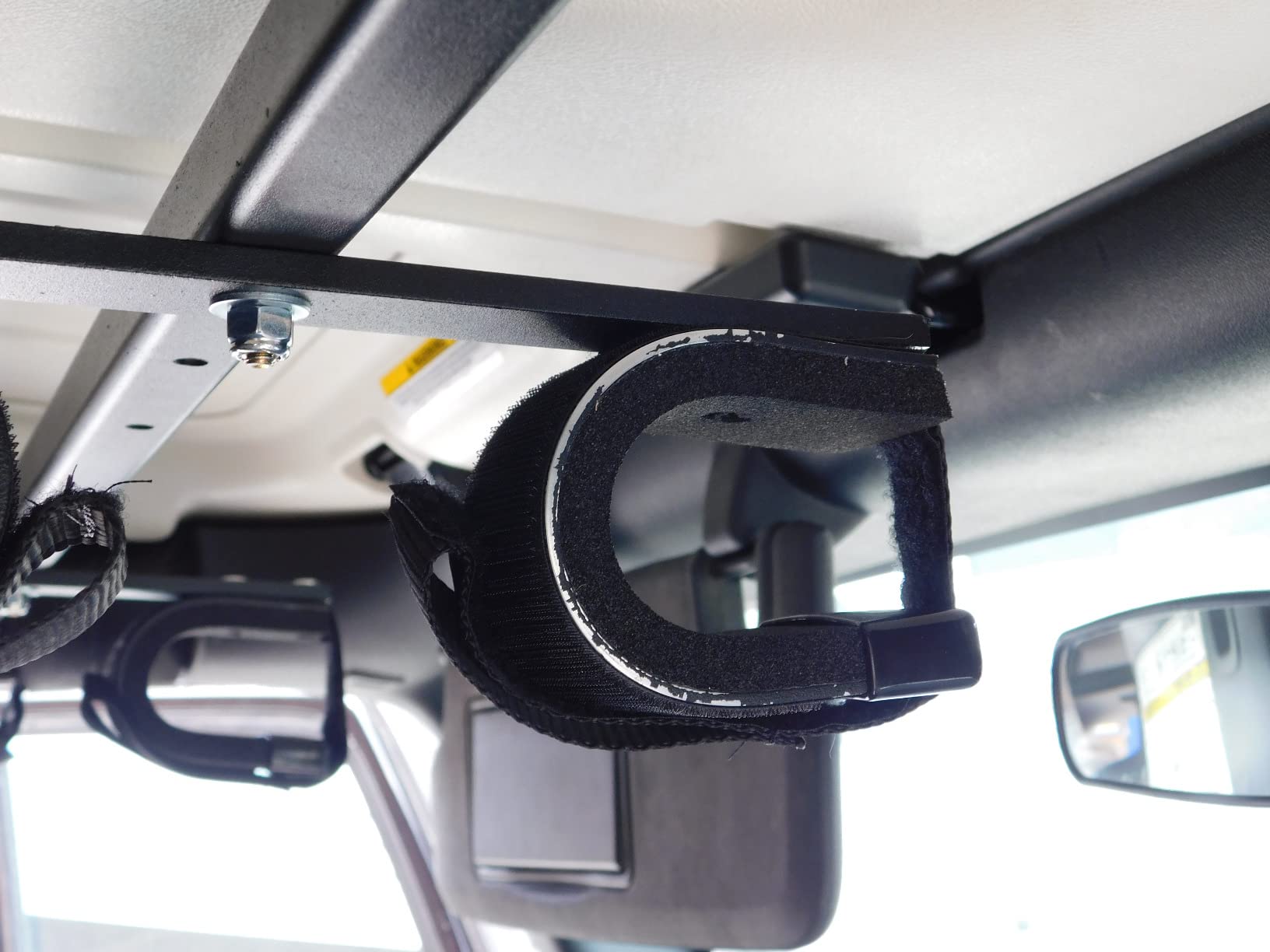 Quick-Draw Overhead Gun Rack - For UTVs With Roll Bar Depth of 28-35in - Black Powder-Coated Finish - 2 Gun Model, QD851-OGR customer photo 1