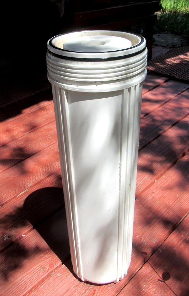 Home Master Whole House Three Stage Water Filtration System with Fine Sediment, Iron and Carbon, Blue customer photo 2