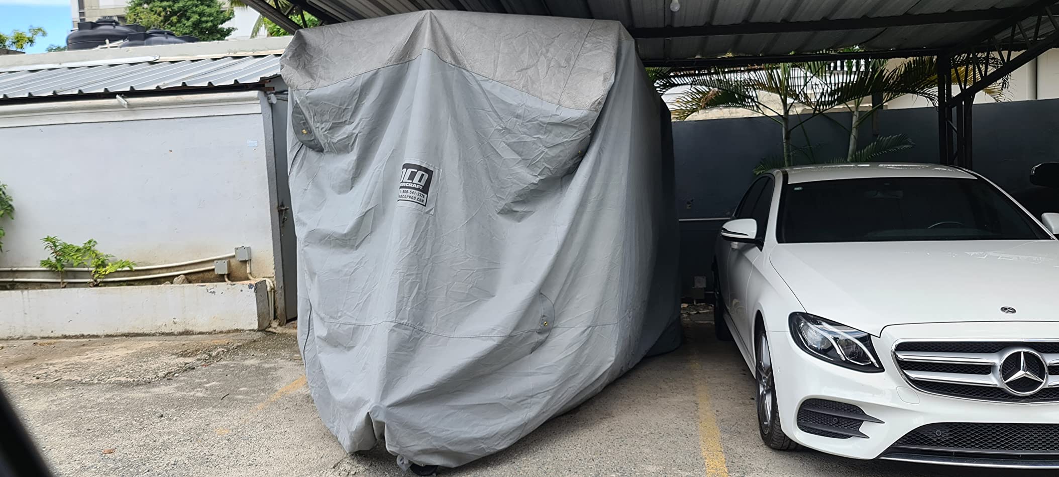 ADCO 46001 SFS Aqua-Shed Bumper-Pull Horse Trailer Cover - 8'-10' customer photo 2