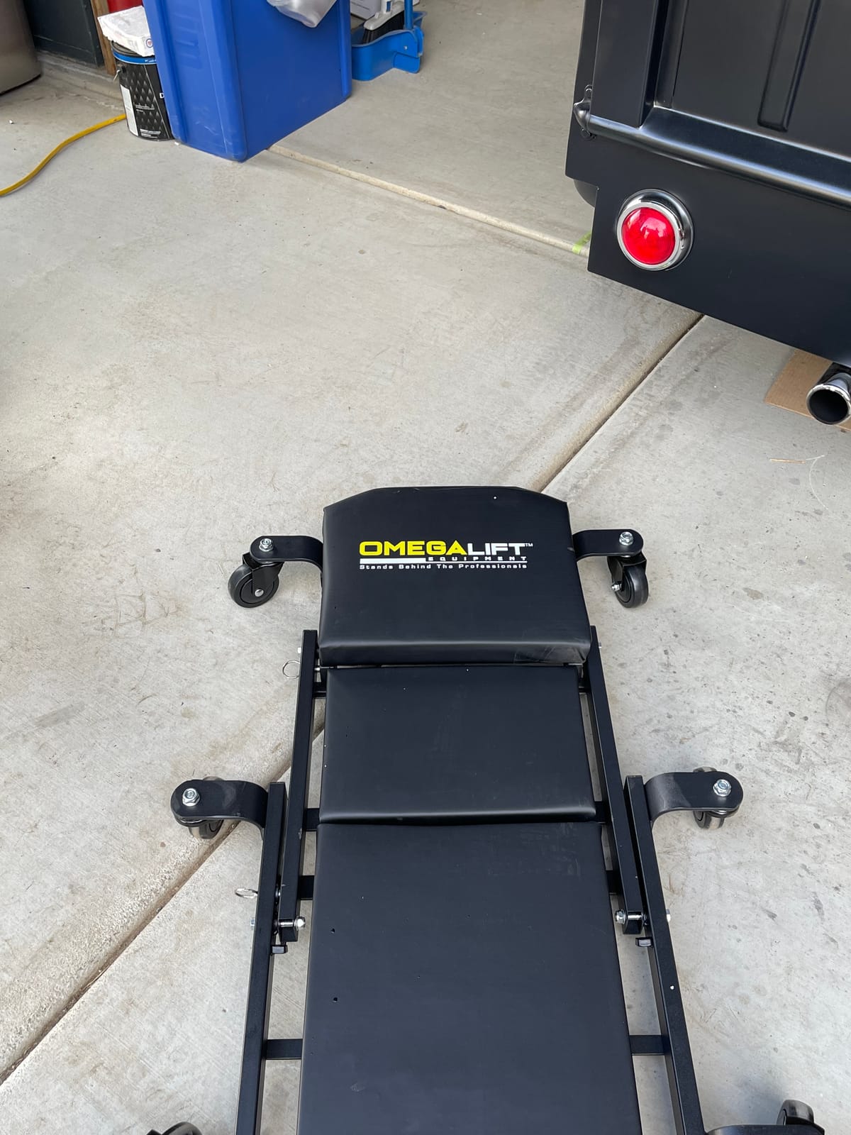 Omega 91452 Black Low Profile Z-Creeper - 450 lbs. Capacity customer photo 2
