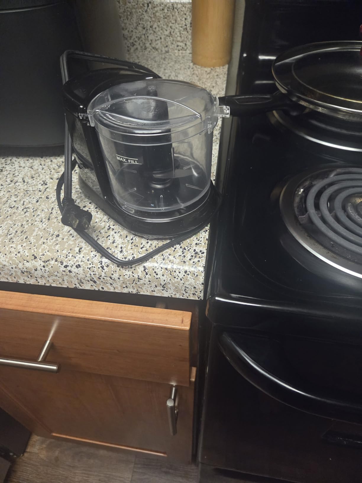 Proctor Silex Durable Electric Vegetable Chopper & Mini Food Processor | 1.5 Cup Bowl | Pulse Speed Control For Chopping, Puree & Emulsify | Stainless Steel Blades | Dishwasher Safe | Black | 72507J customer photo 2