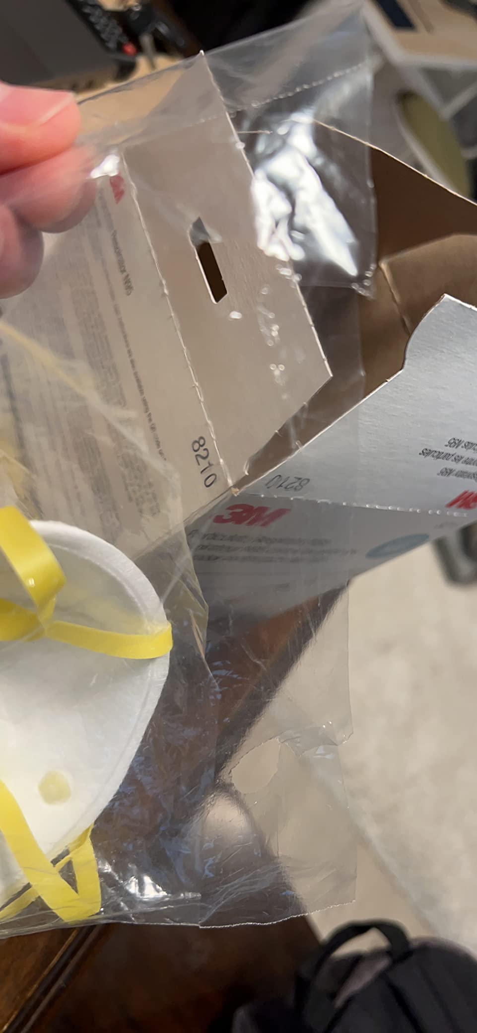 3M Particulate Disposable Respirator 8210, N95, Pack of 20, NIOSH APPROVED customer photo 1