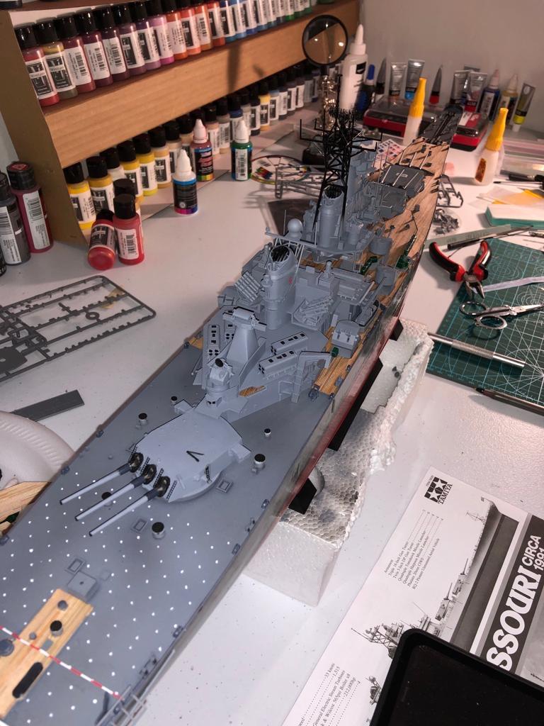 Tamiya Models USS Missouri BB-63 Circa 1991 Model Kit (1/700) customer photo 1