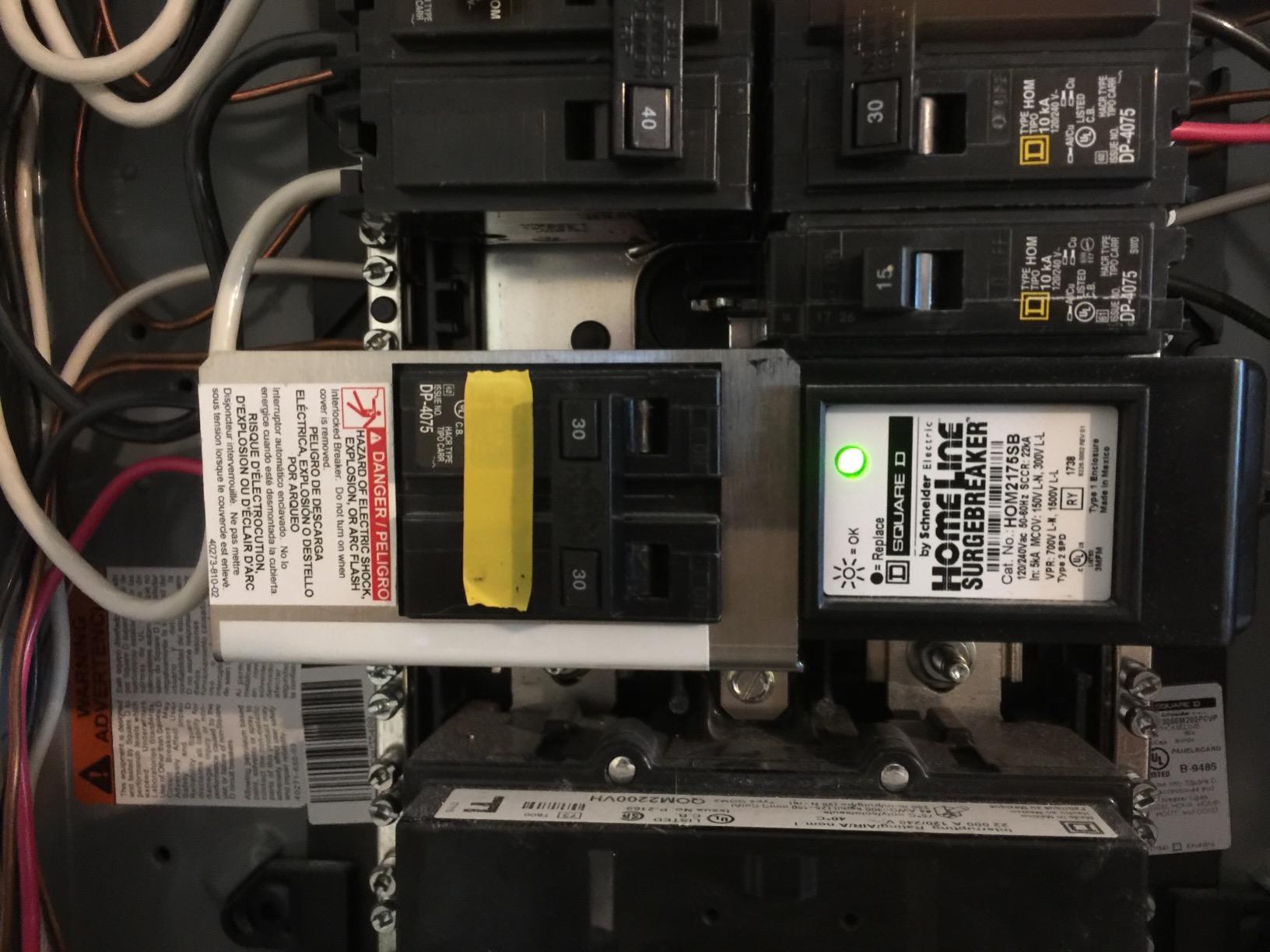 Square D HOMCGK2C Homeline Cover Generator and QOM2 Frame Size Main Breaker Interlock Kit customer photo 2