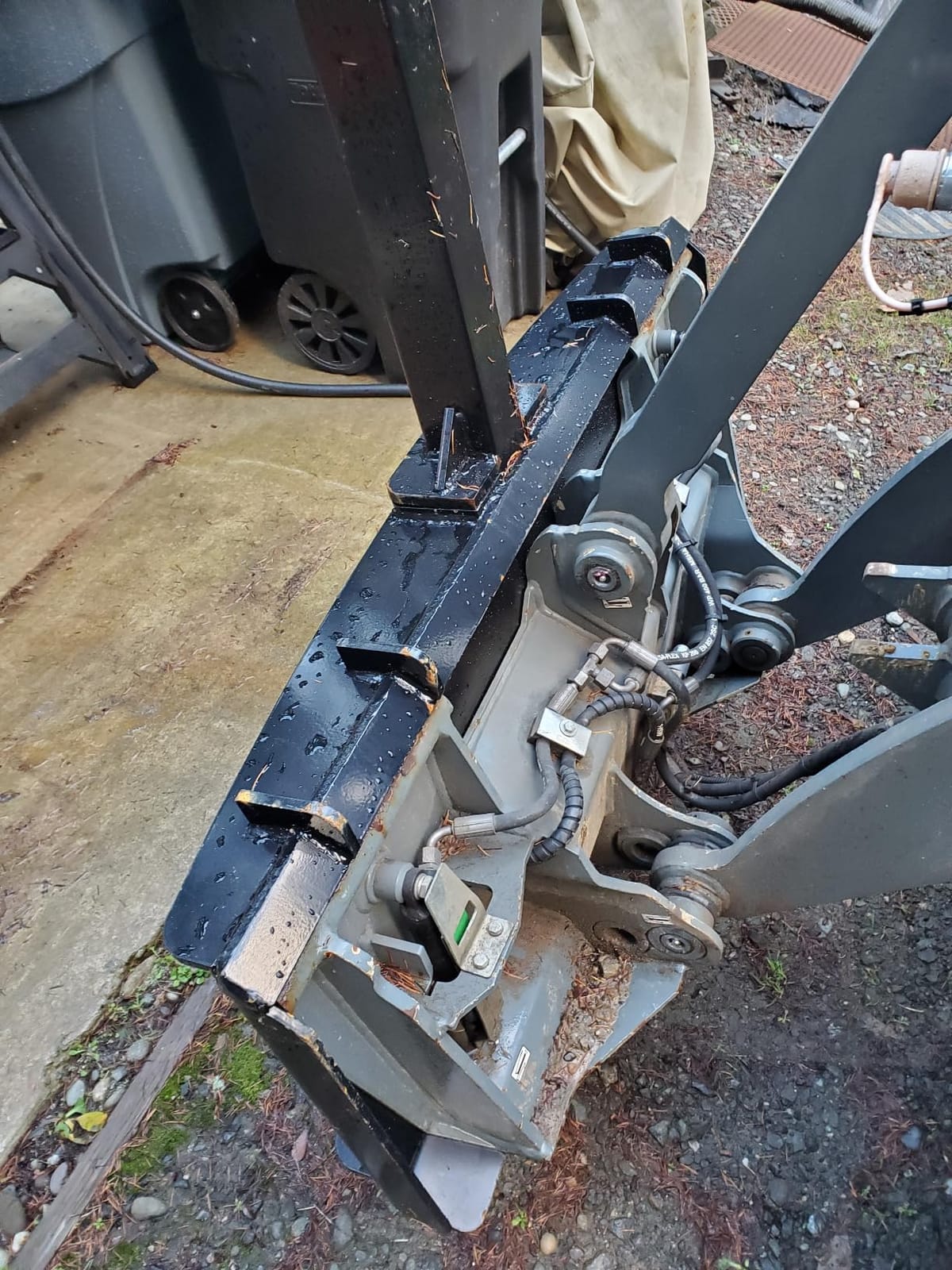 Titan Attachments 5 FT Tree Boom Attachment, Rated 3,500 LB, Skid Steer Quick Tach, Lift Pole Jib Hoist Crane customer photo 1
