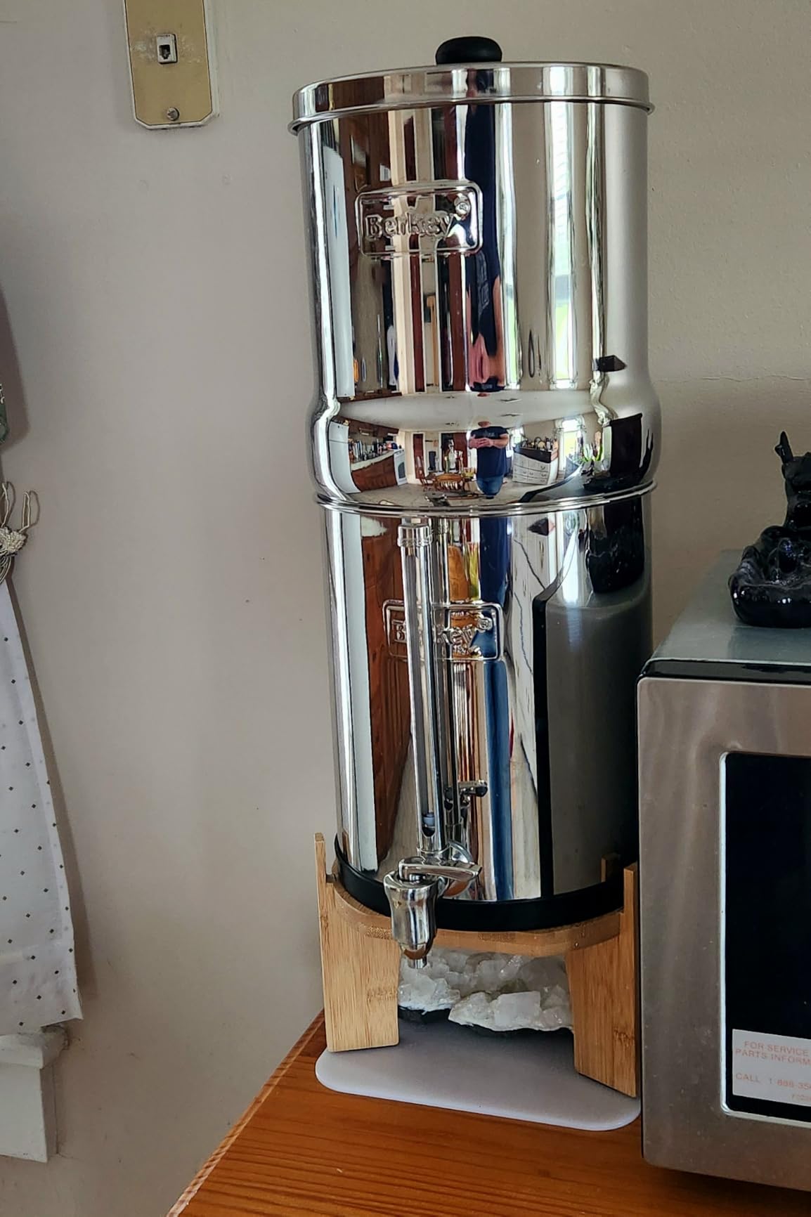 Big Berkey Gravity-Fed Stainless Steel Countertop Water Filter System 2.25 Gallon with 2 Authentic Black Berkey Elements BB9-2 Filters customer photo 1