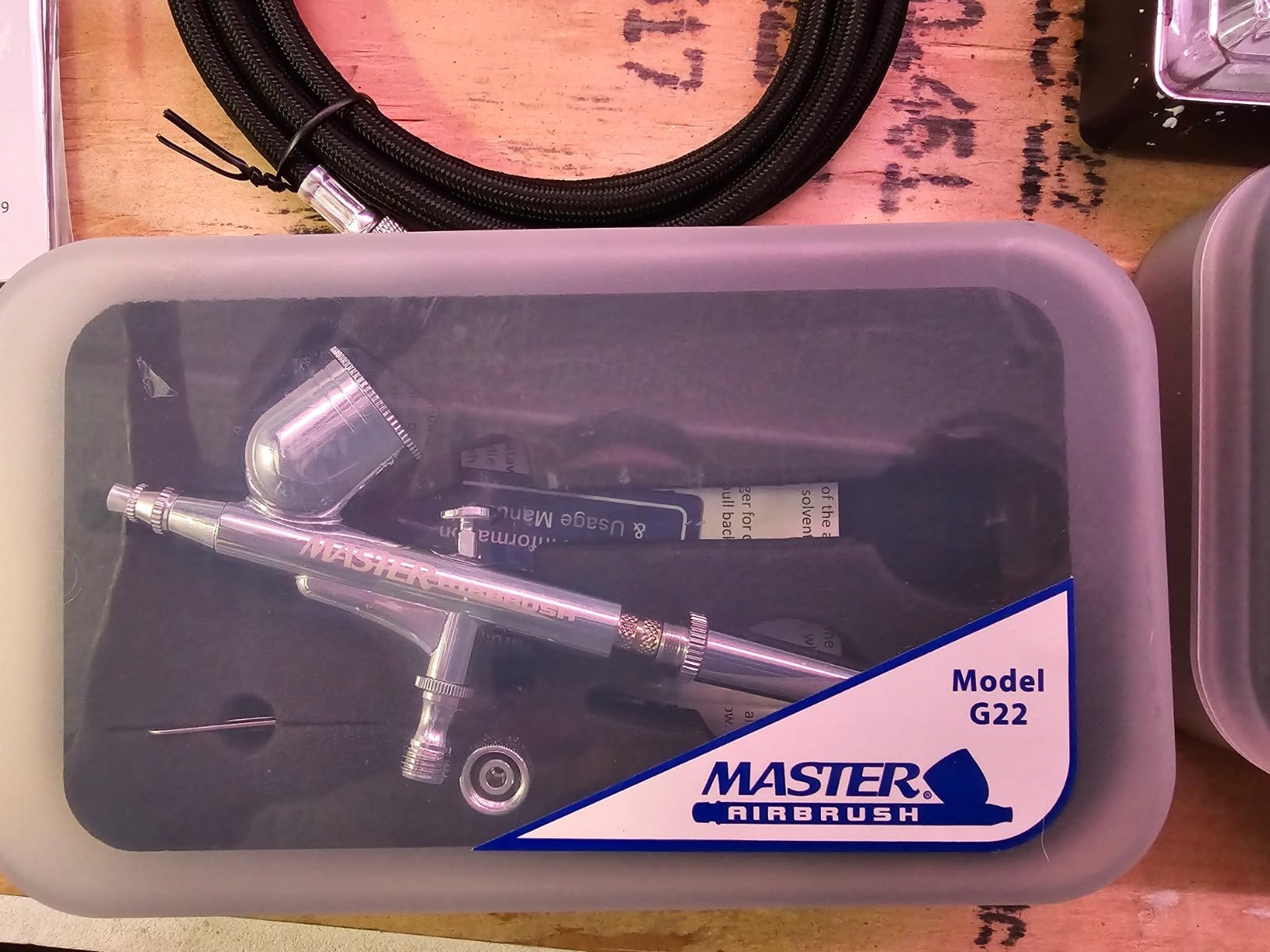 Master Airbrush Cool Runner II Airbrush Kit with 3 Airbrushes Acrylic Paint | Dual Fan Air Compressor, 6 Color Acrylic Paint Set, Cleaning Brushes & How-To Air Brush Manual, Gravity & Siphon Feed customer photo 1