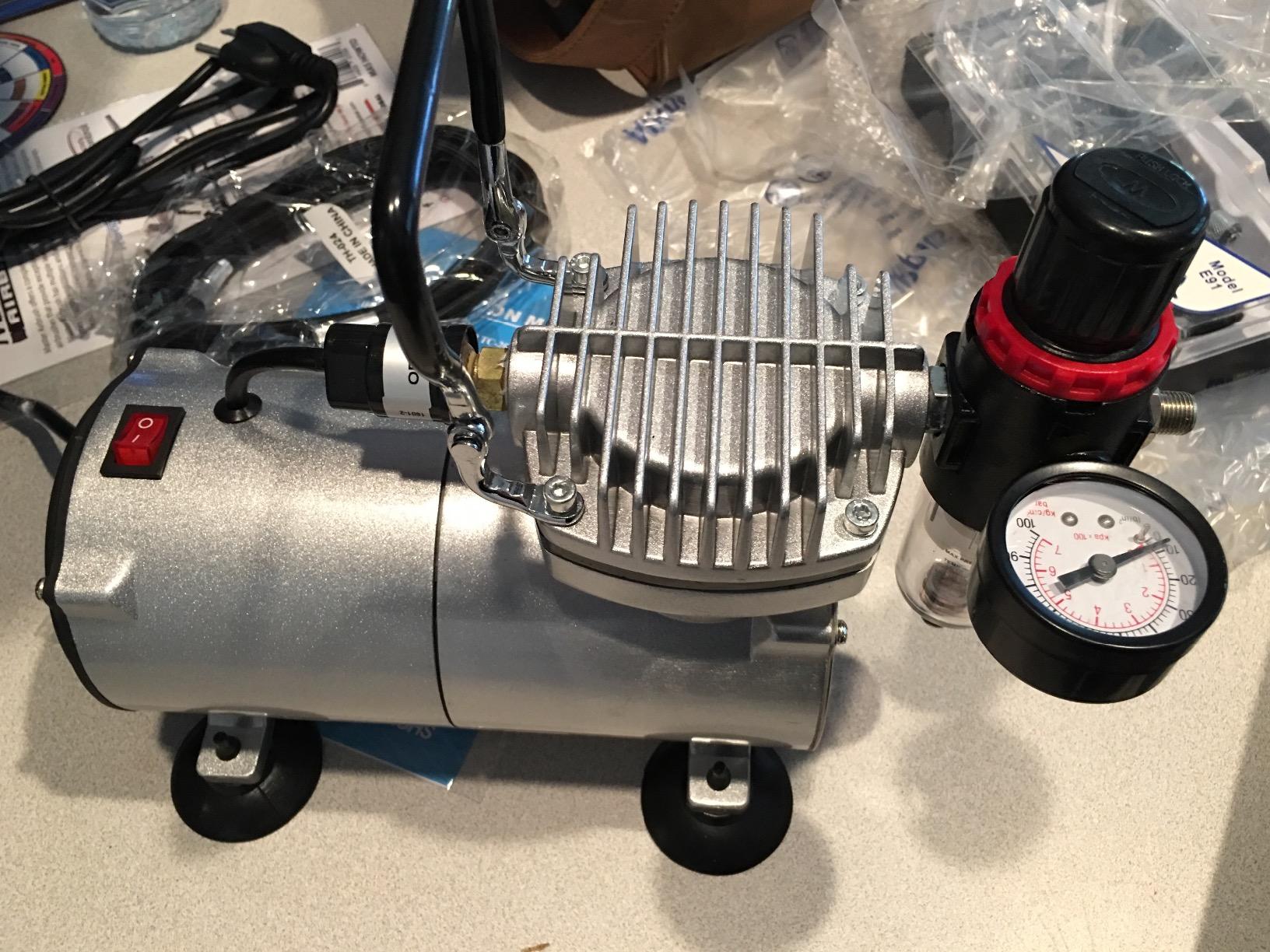 Master Airbrush Cool Runner II Airbrush Kit with 3 Airbrushes Acrylic Paint | Dual Fan Air Compressor, 6 Color Acrylic Paint Set, Cleaning Brushes & How-To Air Brush Manual, Gravity & Siphon Feed customer photo 2