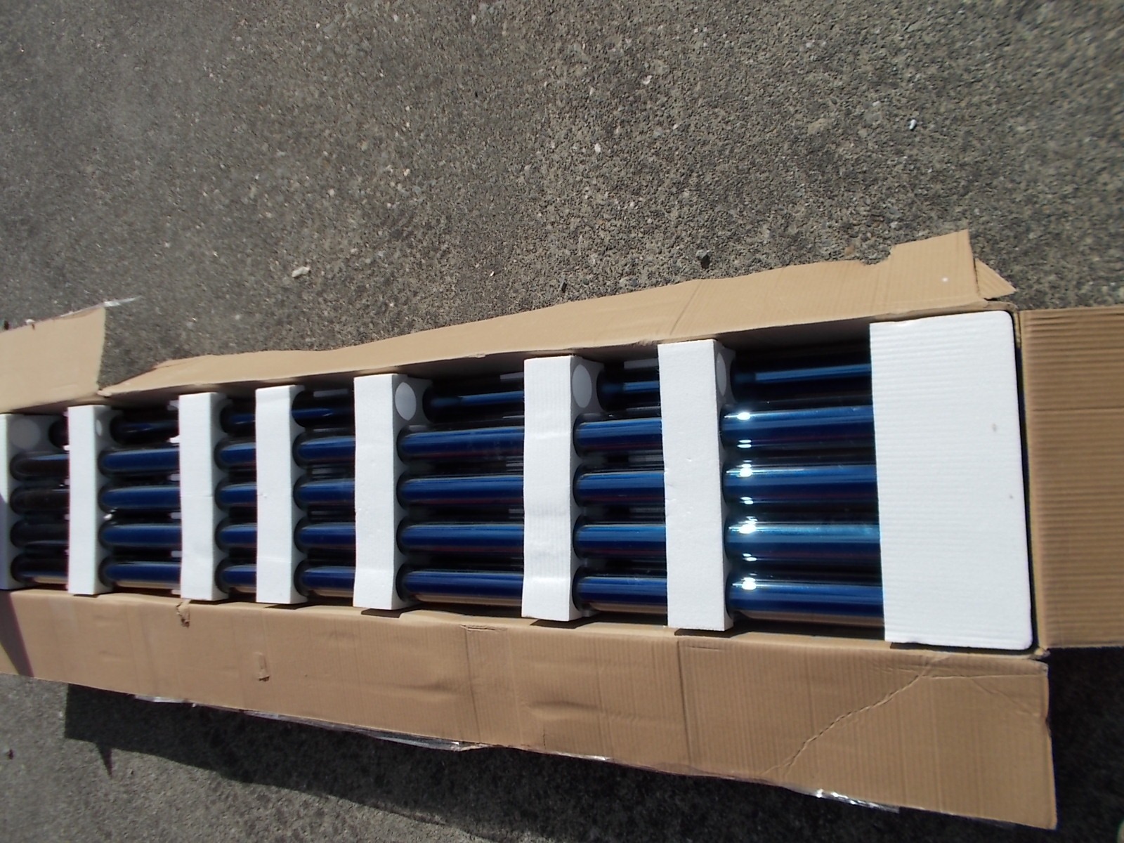 30 Tube Water Heater Collector 37° Frame Evacuated Vacuum Tubes SRCC Certified Hot customer photo 2