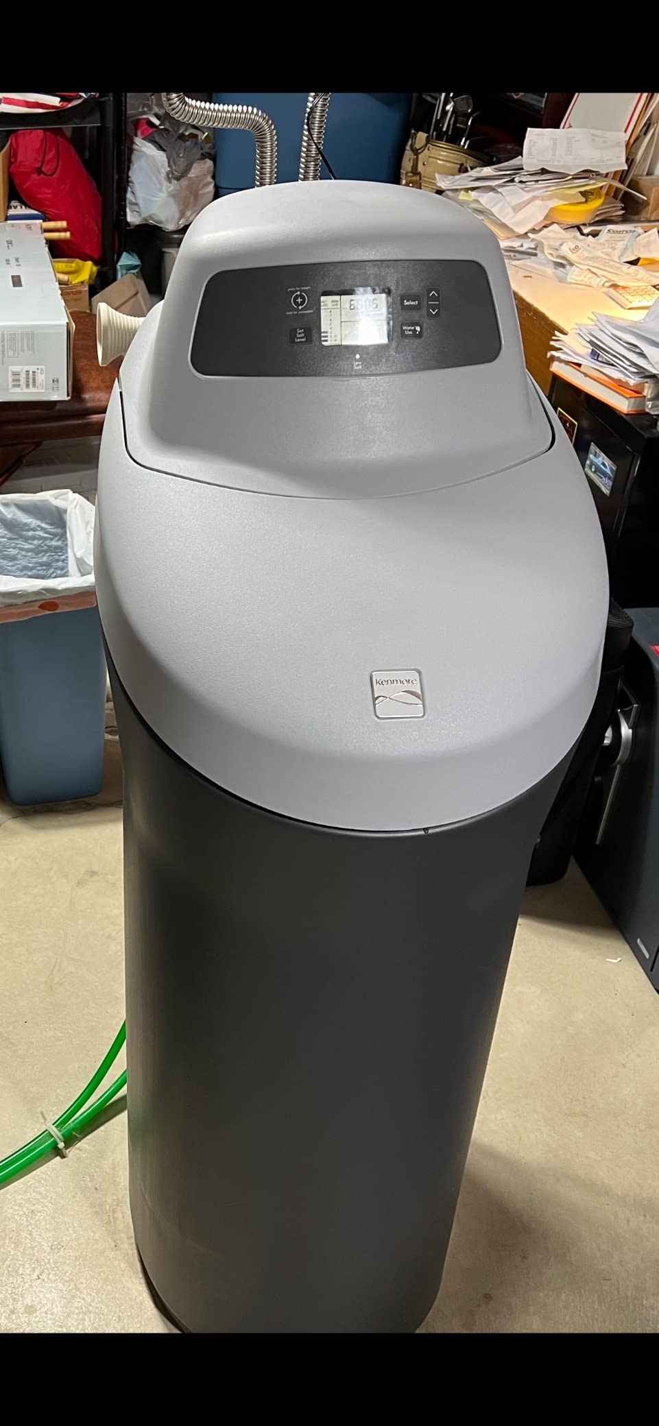 Kenmore 420 Water Softener System - 40,000 Grain Capacity with Salt Saving Technology - Whole Home Hard Water & Iron Reduction - Compact, Easy Install customer photo 1